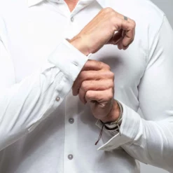 Cambria Button Up Polo In White -Dune Shop georg roth cambria button up polo in white mens shirts polos axels vail 38114816819434