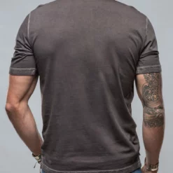 Cruz Cotton Polo In Basalt -Dune Shop georg roth cruz cotton polo in basalt mens shirts polos axels vail 38114776318186