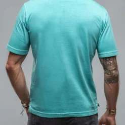 Cruz Cotton Polo In Mint -Dune Shop georg roth cruz cotton polo in mint mens shirts polos axels vail 37851749155050