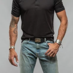 Cruz Cotton Polo In Black