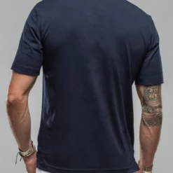 Cruz Cotton Polo In True Navy 7 Cruz Cotton Polo In True Navy -Dune Shop georg roth gr cotton polo in true navy mens shirts t shirts axels vail 37615612035306