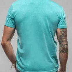 Marco Crew In Mint -Dune Shop georg roth gr cotton tee in mint mens shirts t shirts axels vail 37615643820266