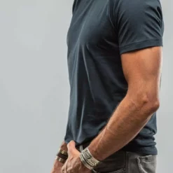 Pismo Cotton Tee In Navy -Dune Shop georg roth gr cotton tee in navy mens shirts t shirts axels vail 29342303649981