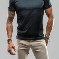 Siena Cotton V Neck In Navy