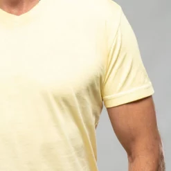 Siena Cotton V Neck In Yellow 6 Siena Cotton V Neck In Yellow -Dune Shop georg roth gr cotton v neck in yellow mens shirts t shirts axels vail 37617586372842