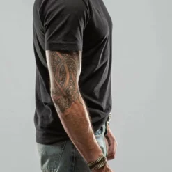 Siena Cotton V Neck Tee In Black -Dune Shop georg roth gr cotton v neck tee in black mens shirts t shirts axels vail 29018875592893