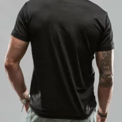 Siena Cotton V Neck Tee In Black -Dune Shop georg roth gr cotton v neck tee in black mens shirts t shirts axels vail 29922857615549