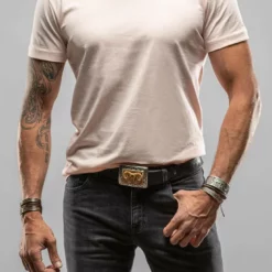 Siena Cotton V Neck Tee In Pink