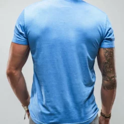 Siena Cotton V Neck Tee In Royal -Dune Shop georg roth gr cotton v neck tee in royal mens shirts t shirts axels vail 30148855627965