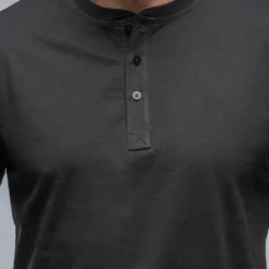 Mendocino Cotton SS Henley In Black 7 Mendocino Cotton SS Henley In Black -Dune Shop georg roth mendocino cotton ss henley in black mens shirts t shirts axels vail 39255159210218