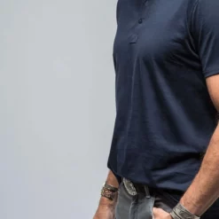 Mendocino Cotton SS Henley In Navy 6 Mendocino Cotton SS Henley In Navy -Dune Shop georg roth mendocino cotton ss henley in navy mens shirts t shirts axels vail 39255162257642