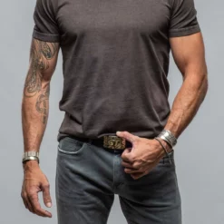 Pismo Cotton Tee In Basalt