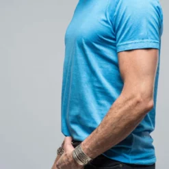 Pismo Cotton Tee In Blue Lagoon 6 Pismo Cotton Tee In Blue Lagoon -Dune Shop georg roth pismo cotton tee in blue lagoon mens shirts t shirts axels vail 39152557949162