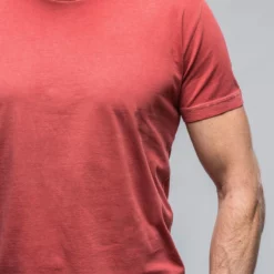 Pismo Cotton Tee In Brick -Dune Shop georg roth pismo cotton tee in brick mens shirts t shirts axels vail 39152550904042