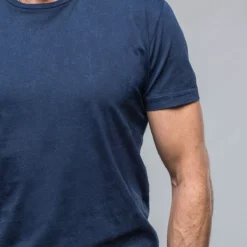 Pismo Cotton Tee In Indigo -Dune Shop georg roth pismo cotton tee in indigo mens shirts t shirts axels vail 39152558047466