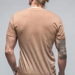 Siena Cotton V Neck In Coffee -Dune Shop georg roth siena cotton v neck in coffee mens shirts t shirts axels vail 39152563978474
