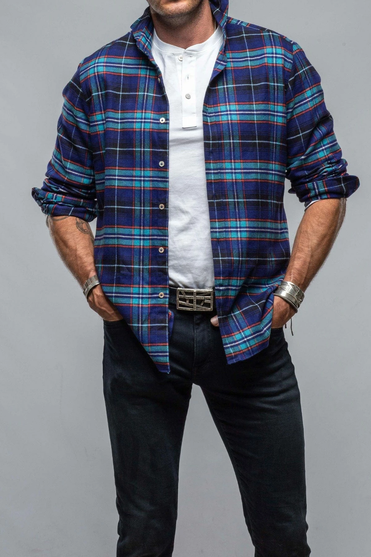 Camdon Shirt In Blue 4 Camdon Shirt In Blue - Image 4