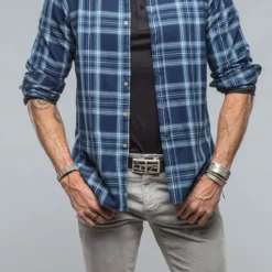 Edelman Shirt In Blue Wash Chiaro