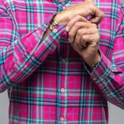 Jobe Flannel In Fuchsia -Dune Shop giannetto portofino jobe flannel in fuchsia mens shirts axels vail 37850784661738