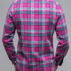 Jobe Flannel In Fuchsia -Dune Shop giannetto portofino jobe flannel in fuchsia mens shirts axels vail 37850784792810