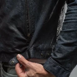 Aldo Moto In Dark Navy -Dune Shop gimo s aldo moto in dark navy mens outerwear leather axels vail 29673340076221