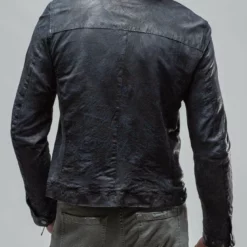 Aldo Moto In Dark Navy -Dune Shop gimo s aldo moto in dark navy mens outerwear leather axels vail 29674023649469