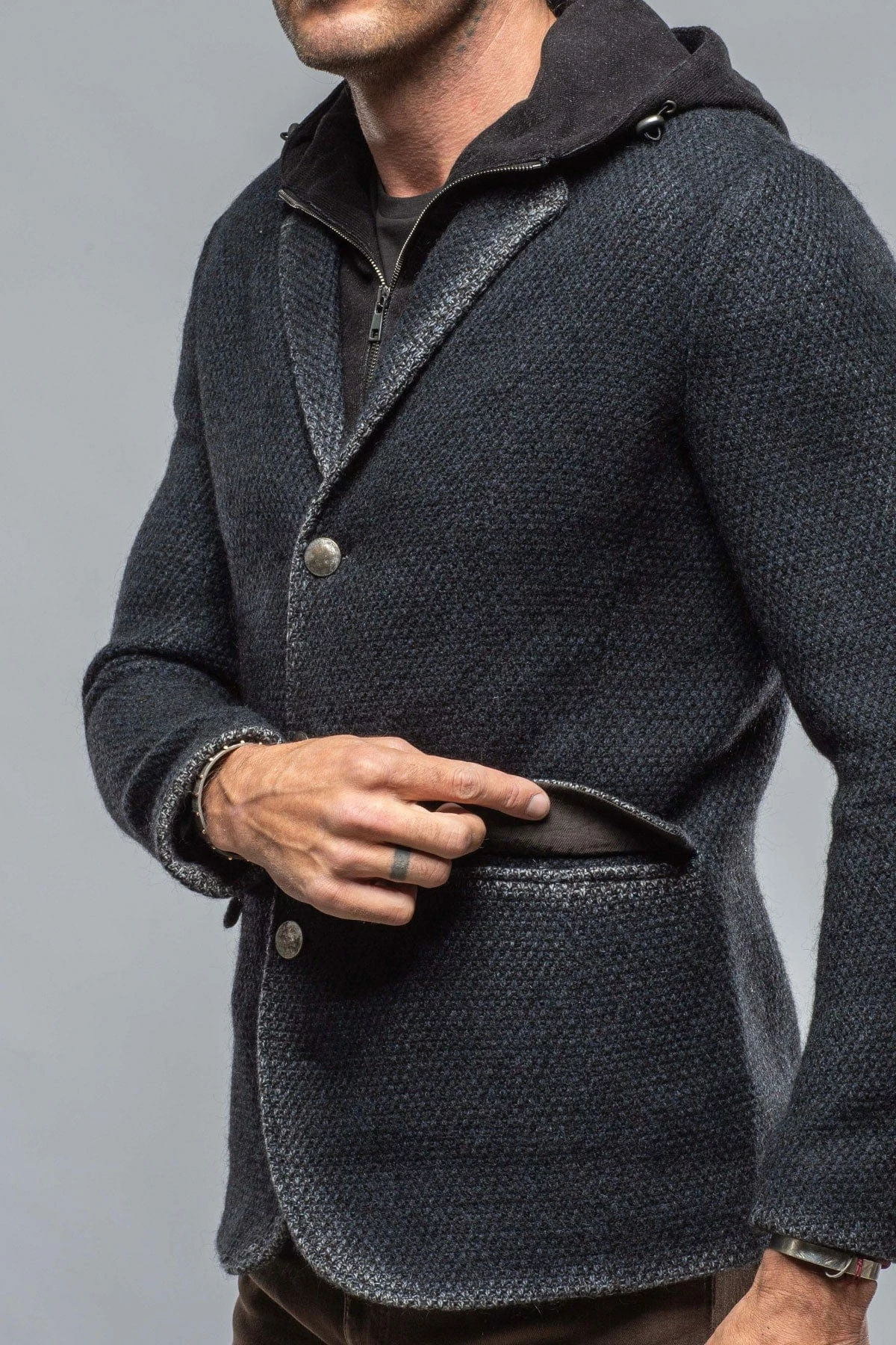 Alessandro Jacket In Navy 7 Alessandro Jacket In Navy - Image 7