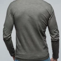 Torrance Long Sleeve Polo In Charcoal -Dune Shop gimo s cotton torrance long sleeve polo in charcoal mens shirts polos axels vail 39117185876202