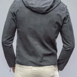 Donnarumma Suede Jacket In Denim Blue 8 Donnarumma Suede Jacket In Denim Blue -Dune Shop gimo s donnarumma suede jacket in denim blue mens outerwear leather axels vail 38255915532522