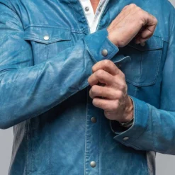 Enna 12 Month Washed Shirt Jacket In Denim -Dune Shop gimo s enna 12 month washed shirt jacket in denim mens outerwear leather axels vail 36320852410602