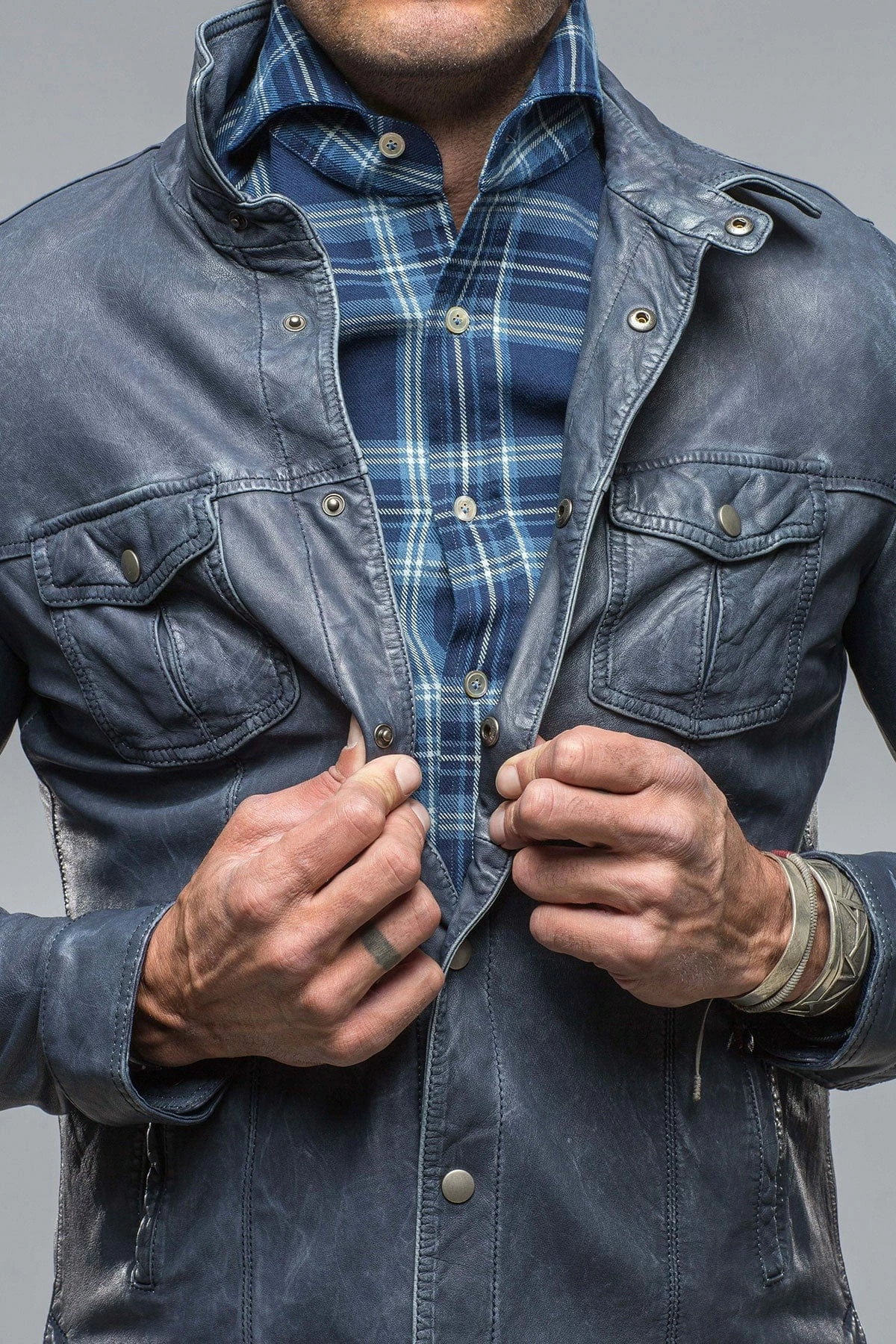 Enna 12 Month Washed Shirt Jacket In Navy 6 Enna 12 Month Washed Shirt Jacket In Navy - Image 6