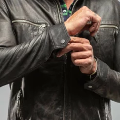 Farneta Moto In Black 11 Farneta Moto In Black -Dune Shop gimo s farneta moto in black mens outerwear leather axels vail 30106160890045