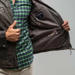 Farneta Moto In Black 12 Farneta Moto In Black -Dune Shop gimo s farneta moto in black mens outerwear leather axels vail 30106160922813