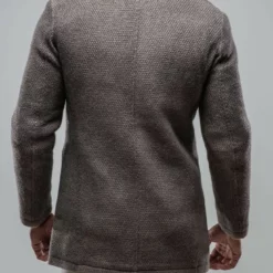 Leon Knit Jacket In Ice -Dune Shop gimo s leon knit jacket in ice mens outerwear cloth axels vail 30677606891709