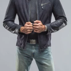 Recontato Shearling Moto Jacket