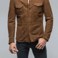 Rip Western Shirt In Rust