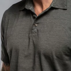 Soho Polo In Charcoal -Dune Shop gimo s soho polo in charcoal mens shirts polos axels vail 37429437497578