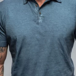 Soho Polo In Midnight Blue -Dune Shop gimo s soho polo in midnight blue mens shirts polos axels vail 37429484126442