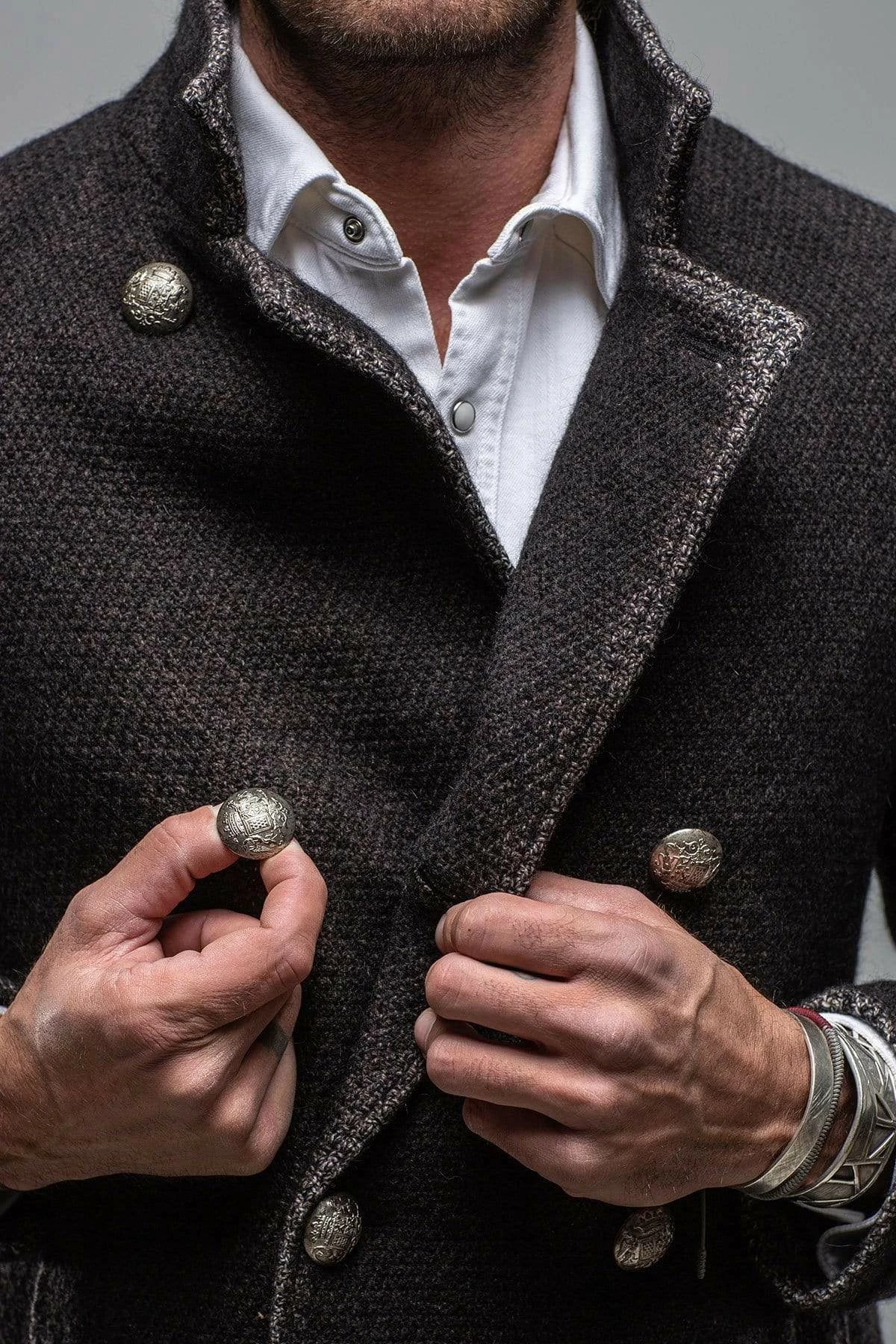 St. Christoff Jacket In Charcoal 5 St. Christoff Jacket In Charcoal - Image 5