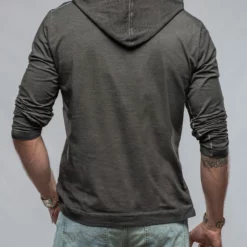 Ventura Hooded Tee In Charcoal -Dune Shop gimo s ventura hooded tee in charcoal mens shirts t shirts axels vail 37429505687786