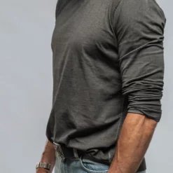 Ventura Hooded Tee In Charcoal -Dune Shop gimo s ventura hooded tee in charcoal mens shirts t shirts axels vail 37429505851626