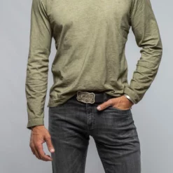 Ventura Hooded Tee In Moss