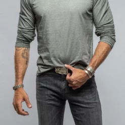 Ventura Hooded Tee In Steel