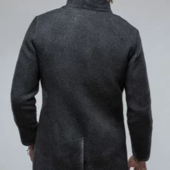 Winston Shearling Trim Coat In Washed Navy -Dune Shop gimo s winston shearling trim coat in washed navy mens outerwear cloth axels vail 38663037354218