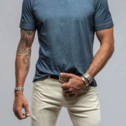 York Crew Neck In Midnight Blue