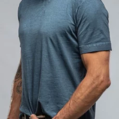 York Crew Neck In Midnight Blue -Dune Shop gimo s york crew neck in midnight blue mens shirts t shirts axels vail 37429421113578