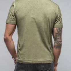 York Crew Neck In Moss -Dune Shop gimo s york crew neck in moss mens shirts t shirts axels vail 37429886025962