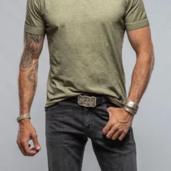 York Crew Neck In Moss