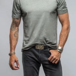 York Crew Neck In Steel Grey