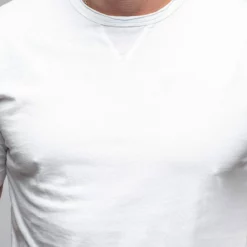 York Crew Neck In White -Dune Shop gimo s york crew neck in white mens shirts t shirts axels vail 37429517025514